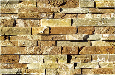 SE014-2 Rockface Yellow Stone Cladding