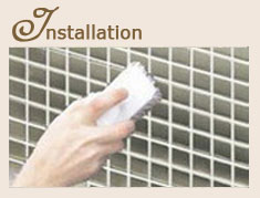 artificial stone installation